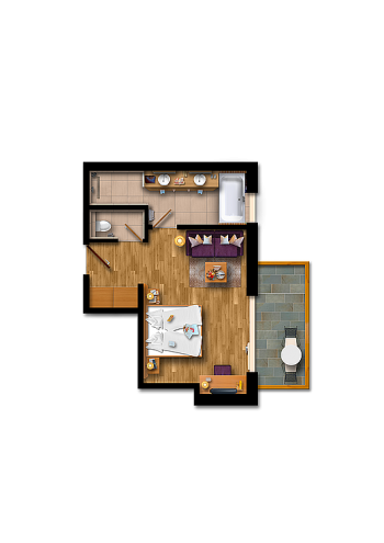 Double room with balcony